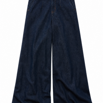 Dark Indigo High-Rise Wide-Leg Jeans